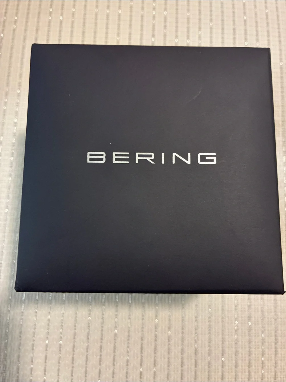 Ring Navy Blue Stainless Steel Mesh Watch